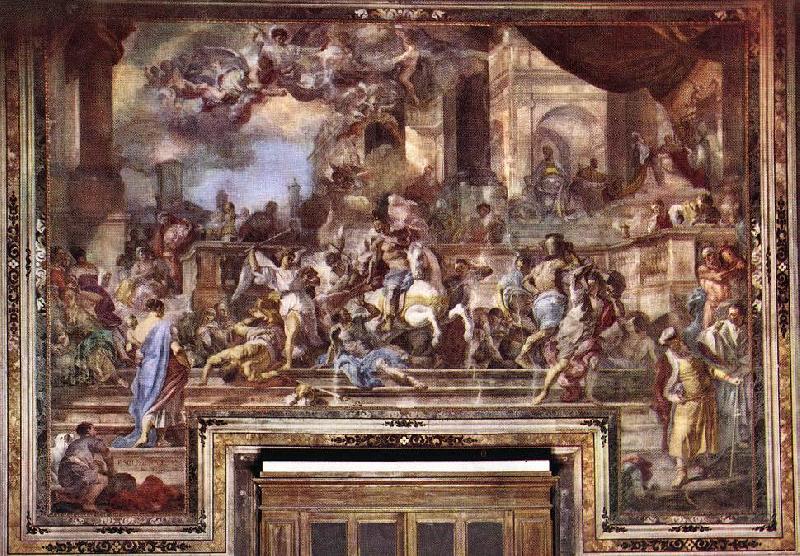Francesco Solimena Expxulsion of Heliodorus from the Temple France oil painting art